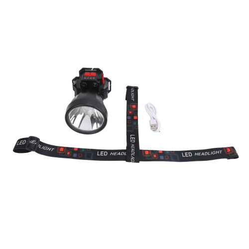 LED-Kopflampe 3600 mAh Aluminium-Solarsensor 1