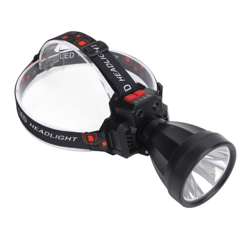 LED-Kopflampe 3600 mAh Aluminium-Solarsensor