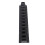 Elegant & Functional Black Whip Rack - Wall Mounted Holds 11 Crops 11