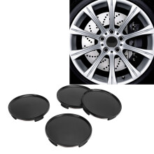 4-teiliges stilvolles Rad-Deckel-Set, 63 mm, für sportlichen Look und zusätzlichen Schutz
