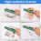 A4 Portable Handheld Scanner 900 DPI Color Black Green 3