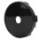 4 pièces de capuchons centraux de roue noirs de 60 mm avec trou 12
