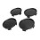 4 pezzi coprimozzo mozzo ruota 74mm 69mm ABS e metallo 15