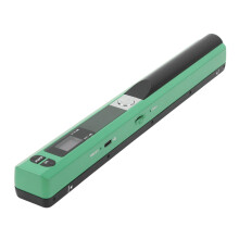 A4 Portable Handheld Scanner 900 DPI Color Black Green