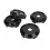 Copricerchi esterno 64mm interno 60mm 4 pezzi nero antiruggine 15