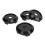 Copricerchi esterno 64mm interno 60mm 4 pezzi nero antiruggine 13