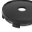 4 pièces de capuchons centraux de roue noirs de 60 mm avec trou 11