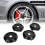 Copricerchi esterno 64mm interno 60mm 4 pezzi nero antiruggine 4