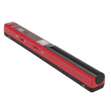 A4 900 DPI Portable Handheld Scanner 32GB Capacity Red