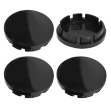 56 mm 4 pezzi Copricerchi centrali per cerchi in ABS neri universali