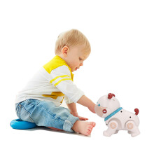 Chien robot RC bleu 604 g, 21,3 oz - Jouet interactif