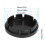 Capuchons centraux de moyeu de roue 56 mm - 4 pièces - noir 2