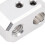 2 piezas de bloque calefactor de aluminio para I3 MK4 Nextruder 5