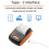 Mobile 58mm Bluetooth Thermal Printer with 1 Roll for Android IOS Win 9