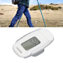 Großes LCD-Display Schrittzähler, USB-wiederaufladbar, präziser tragbarer leichter Pedometer mit Kordelzug für Damen, Herren und Kinder, We