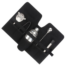 Kit de barman en toile noire 245 g 45x31.5cm 22x12cm