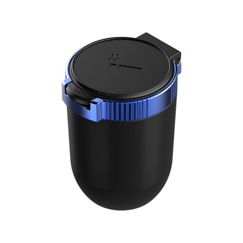 Universeller Auto-Aschenbecherdeckel 100x70x48mm LED blau 2