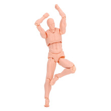 Figura de acción de PVC con articulaciones móviles y color de piel
