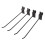 30PCS Black Iron Slatwall Panel Hooks, 20x0.42cm, Rust-Resistant 15