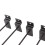 30PCS Black Iron Slatwall Panel Hooks, 20x0.42cm, Rust-Resistant 7