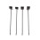 30PCS Black Iron Slatwall Panel Hooks, 20x0.42cm, Rust-Resistant 10