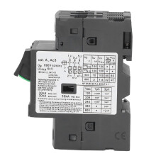 Disyuntor de motor 3P 1,6-2,5 A 690 V CA Pulsador
