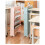 Multi-Layer Blue Mobile Bookcase, 78.5x12x39.5cm, Large Capacity 5