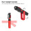 Rechargeable 2000mAh LED Work Light with Magnets & Hooks, 17x5x3cm 5