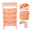 Large Pink Multi-Layer Movable Book Storage Shelf - 78.5x12x39.5cm 12