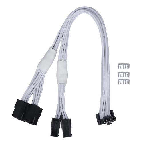 PCIe 5.0 Câble 12+4P vers 4x8P 340 mm 3090Ti/4090/4080 2