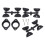 Kit de cableado para casco de 10 piezas, ajuste universal 14