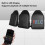 Programmable LED Fanny Pack Backpack with Bluetooth & USB Waterproof Oxford Bag 5