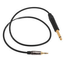 Gitarrenkabel 3,5 mm auf 6,35 mm W2314 75 cm 29,53 Zoll