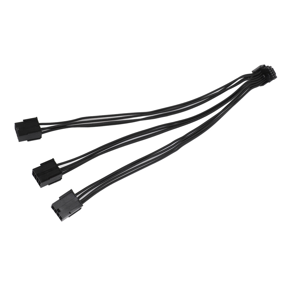 12Vhpwr Pcie 5.0 12+4Pin To 3X8pin Gpu Cable 320Mm 90 Elbow 8481335412713