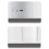 dq110 Doppia Spruzzatura 400ml 77x77x190mm Bianco 3