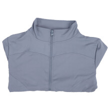 Veste de yoga Ă col montant M Gris / Bleu lac