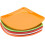 Salad Plate Square Black For Western Dishes Tableware 2