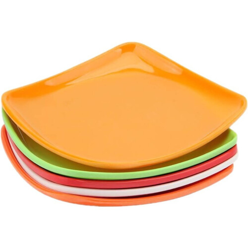 Salad Plate Square Black For Western Dishes Tableware 1