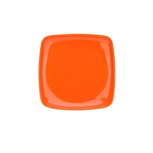 Salad Plate Square Black For Western Dishes Tableware