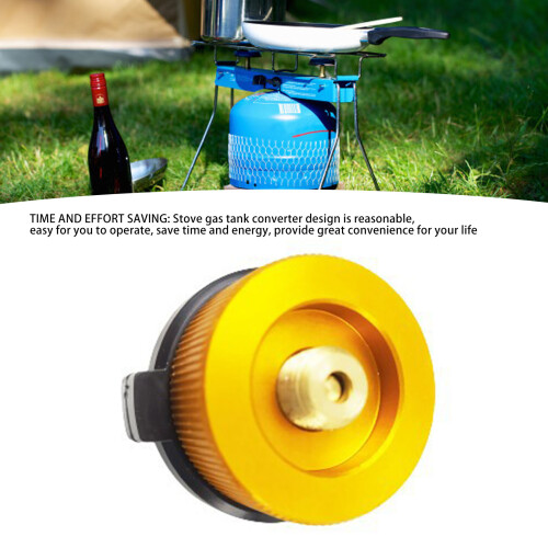 Campingkocher Gasflaschen-Adapter 35x30mm orange 2