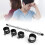Verstellbarer schwarzer PU-Leder Spreaderbar mit verriegelbarem Handschellen-Set 12