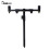 Soporte de banco de aluminio ajustable 15,5–23 cm / 30–50 cm 3
