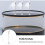 Schrankspotlight 1W USB Aluminium Silber 220x40mm 9