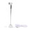Schrankspotlight 1W USB Aluminium Silber 220x40mm 3