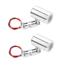 2 Stück Mini-LED-Spotlights DC12V 1W 20mm 30 Weiß