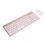 Slim Silent 102-Key Wireless Rose Gold Keyboard & Ergonomic Mouse Set 16