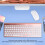 Slim Silent 102-Key Wireless Rose Gold Keyboard & Ergonomic Mouse Set 4
