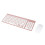 Slim Silent 102-Key Wireless Rose Gold Keyboard & Ergonomic Mouse Set 11