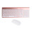 Slim Silent 102-Key Wireless Rose Gold Keyboard & Ergonomic Mouse Set 13
