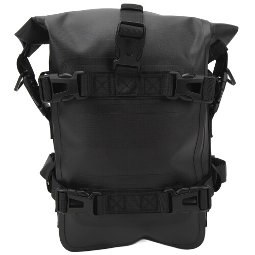 Universal 4L Motorcycle Tail Bag Waterproof Anti-slip Black 1